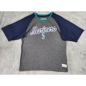 Dynasty Seattle Mariners Shirt Unisex L/XL Gray Major League Baseball Jersey